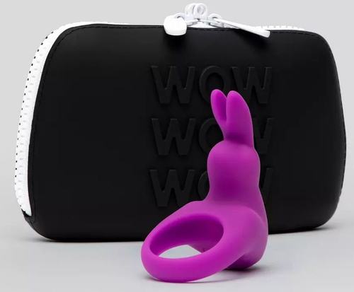 Эрекционное виброкольцо Happy Rabbit Cock Ring Kit, фиолетовое