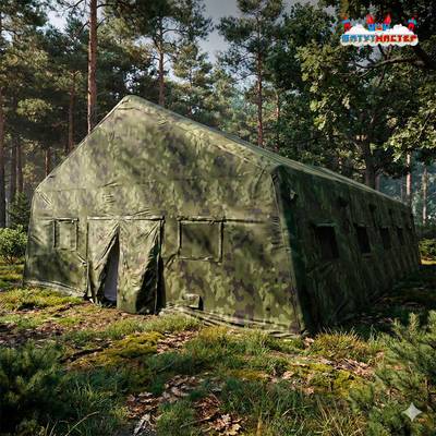 Модуль пневмокаркасный военный «ПолеМед» из ПВХ 9×5×3 м, медицинский