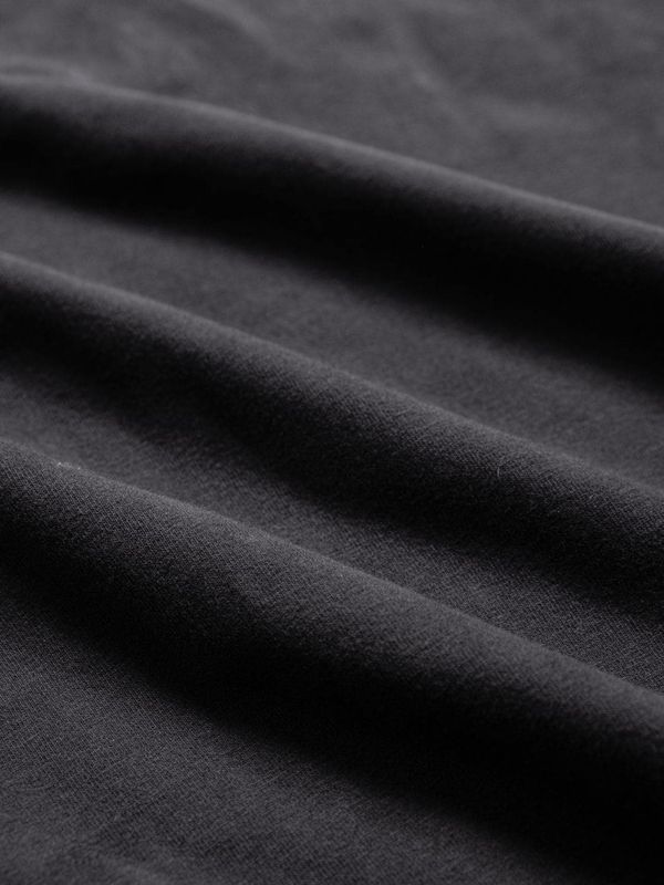 Футболка с карманом темно-серая - фото 6