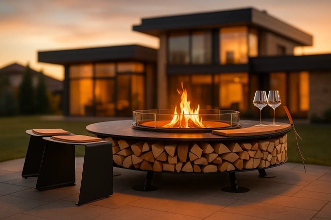 Очаг для костра Up!Flame 1600 Premium Double