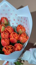 Букет "Яркая весна", Тюльпаны 15шт