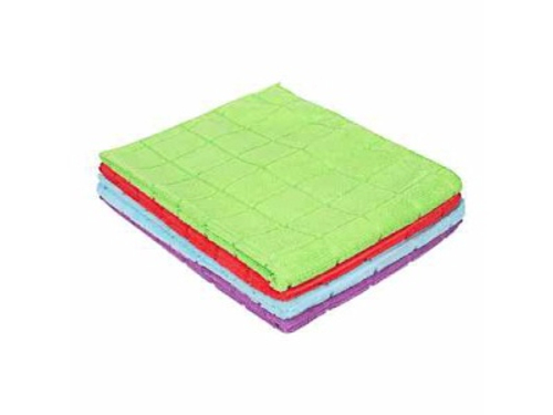 Салфетка из микрофибры 40*50см "Квадраты" 4 цвета VETTA