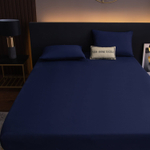 Комплект постельного белья Однотонный Сатин на резинке CSR021