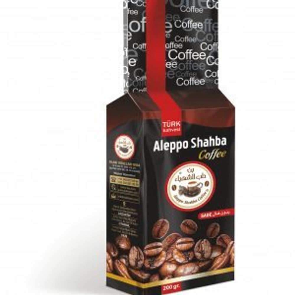 Aleppo Shahba  сирийский кофе , 200гр красный без кардамона