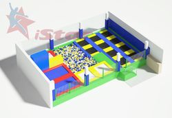 Батутная арена "ЗВЕЗДА" - купить по цене производителя аттракционов