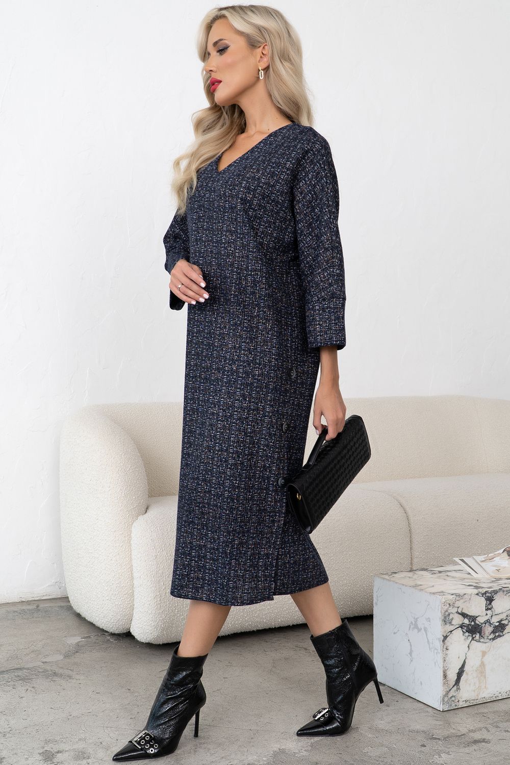 Платье Шарм (синий) Р11-1251/3 Nikol(Акция)