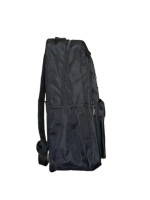 Рюкзак городской текстильный QOZA, черный, 12 л.