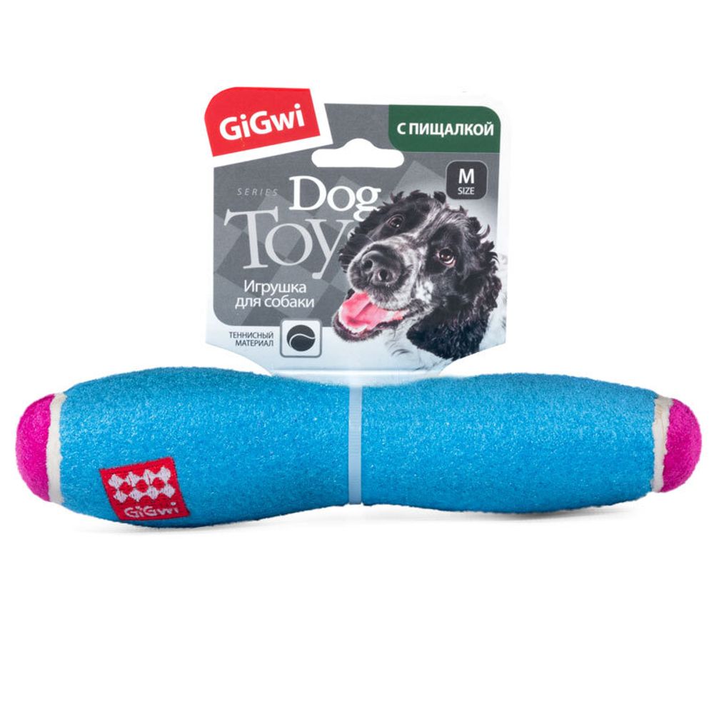 Gigwi CATCH &amp; FETCH Игрушка для собак палка средняя с пищалкой 20 см