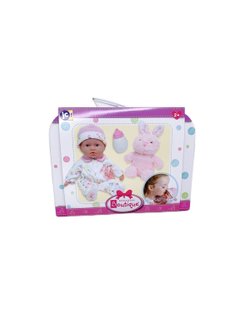 Кукла BERENGUER мягконабивная в чемоданчике 28см (13214)