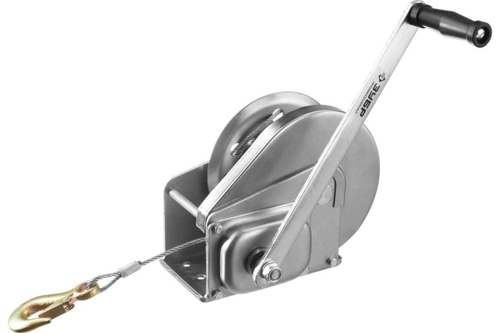 ЛЕБЕДКА РУЧНАЯ ЗУБР ПОДЪЕМНАЯ ТРОСОВАЯ 0,9Т 8М 43117-0.9