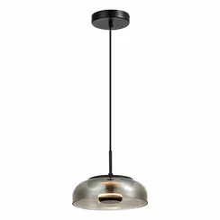 SL6002.403.01 Подвес ST-Luce Черный/Дымчатый LED 1*7W 4000K ЛАЦИО