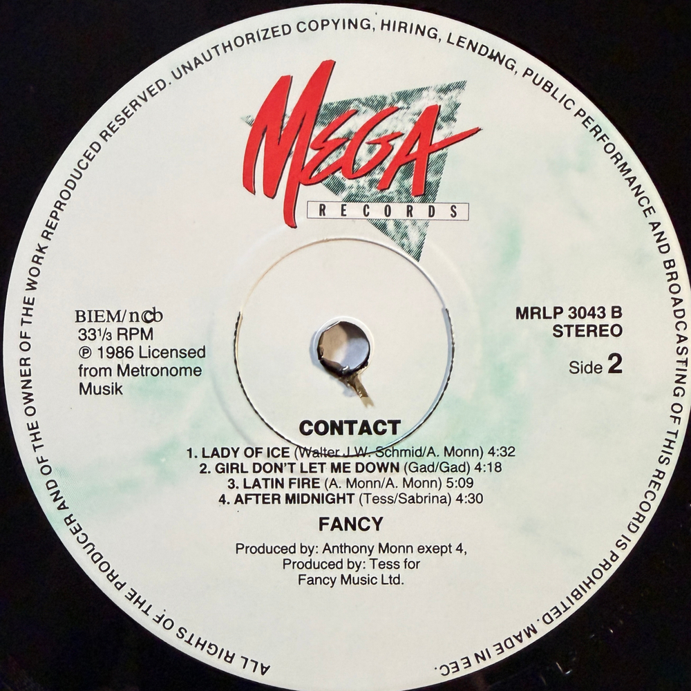 Fancy ‎– Contact (Дания 1986г.)