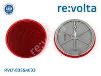 Задний отражатель левый / катафот заднего бампера Mitsubishi L200 (LH) / RVLT-8355A033