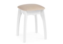 Табурет Астир белый / сливочный раф