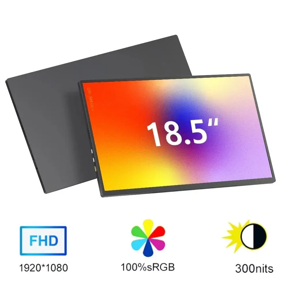 18.5" Портативный монитор с защитным чехлом 185FC FHD IPS 1920x1080, 60 Гц