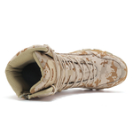 TANGLANGBUCHAN Abrasion Resistant Cushioning Knee High Combat Boots Men"s