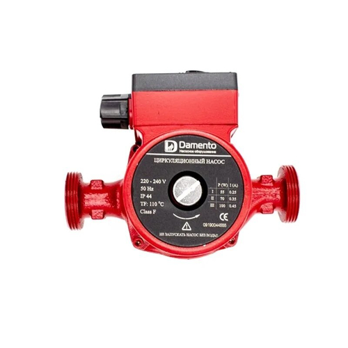 Насос циркуляционный Даменто 100Вт 180мм подключения 1" UPС 25-60 напор 6м.
