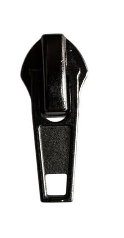 Бегунок №8 спираль с фиксатором, темный никель