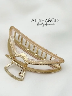 Аксессуар для волос Крабик средний металл Elegance