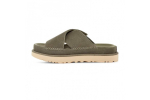 UGG Goldenstar Cross Slide - Moss Green