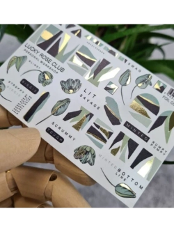 Набор слайдеры 2шт Lucky Rose. Foil 104, 105