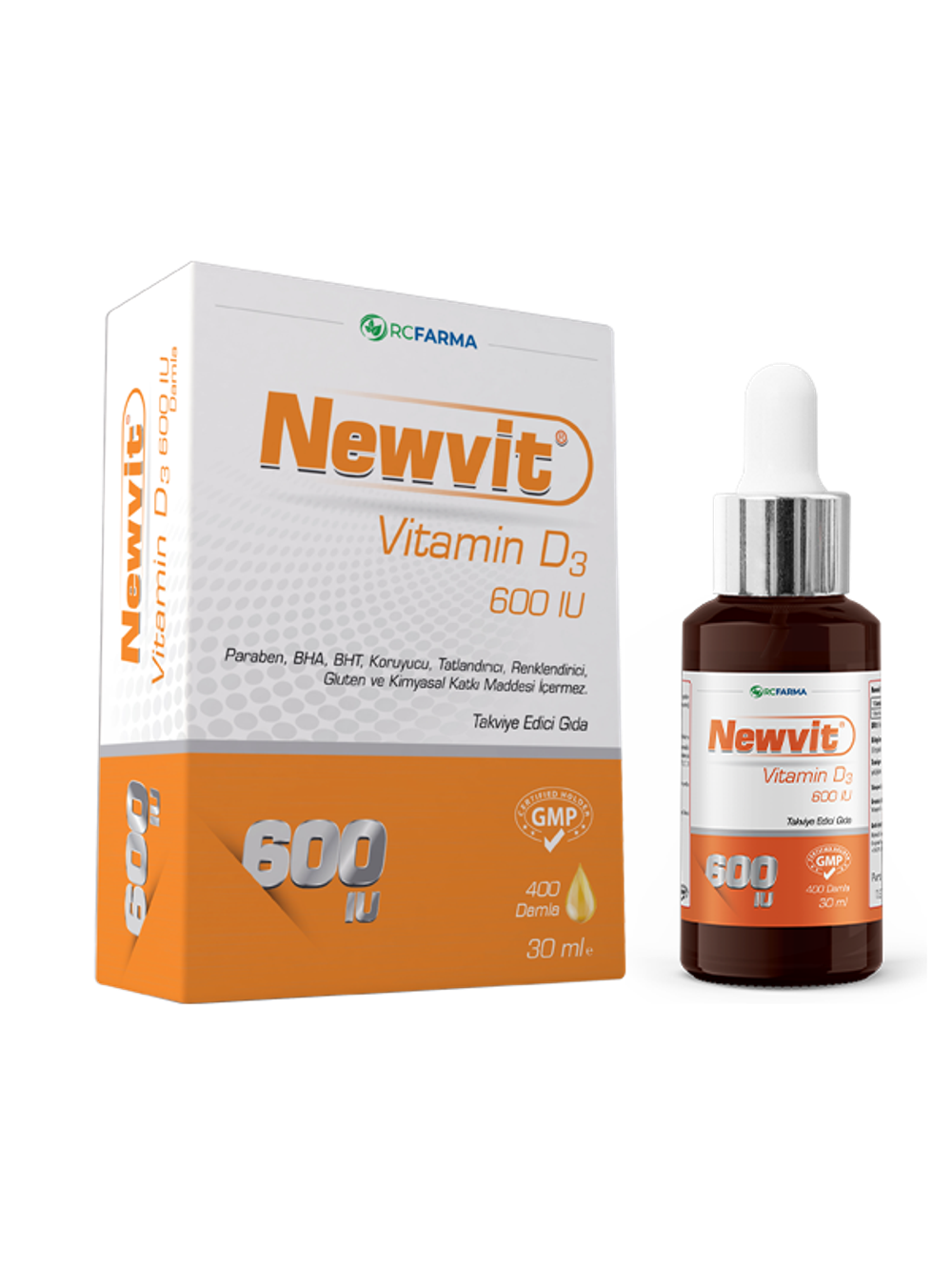 Newvit Витамин D3 600 МЕ капли