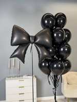 Сет шаров «Элегантный черный бант»