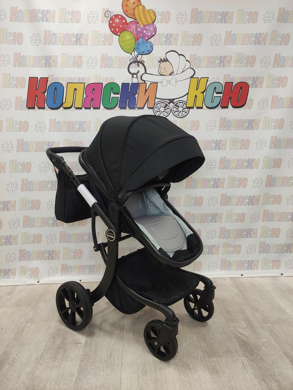 Коляска трансформер Farfello Aimile Original New Black черный