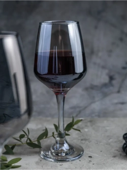 Набор бокалов для вина, 450 мл, 6 шт. серые