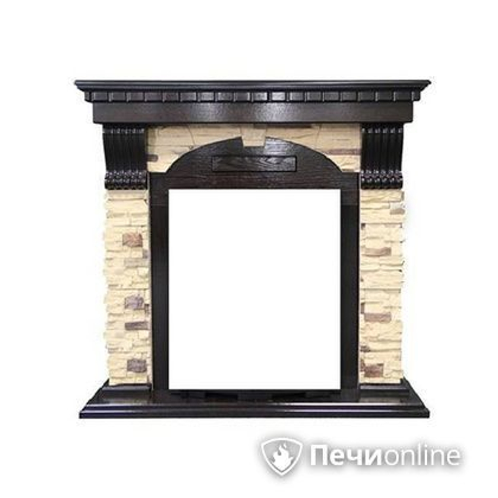 Портал для электрокамина Royal Flame Dublin арочный сланец/сланец белый под классический очаг