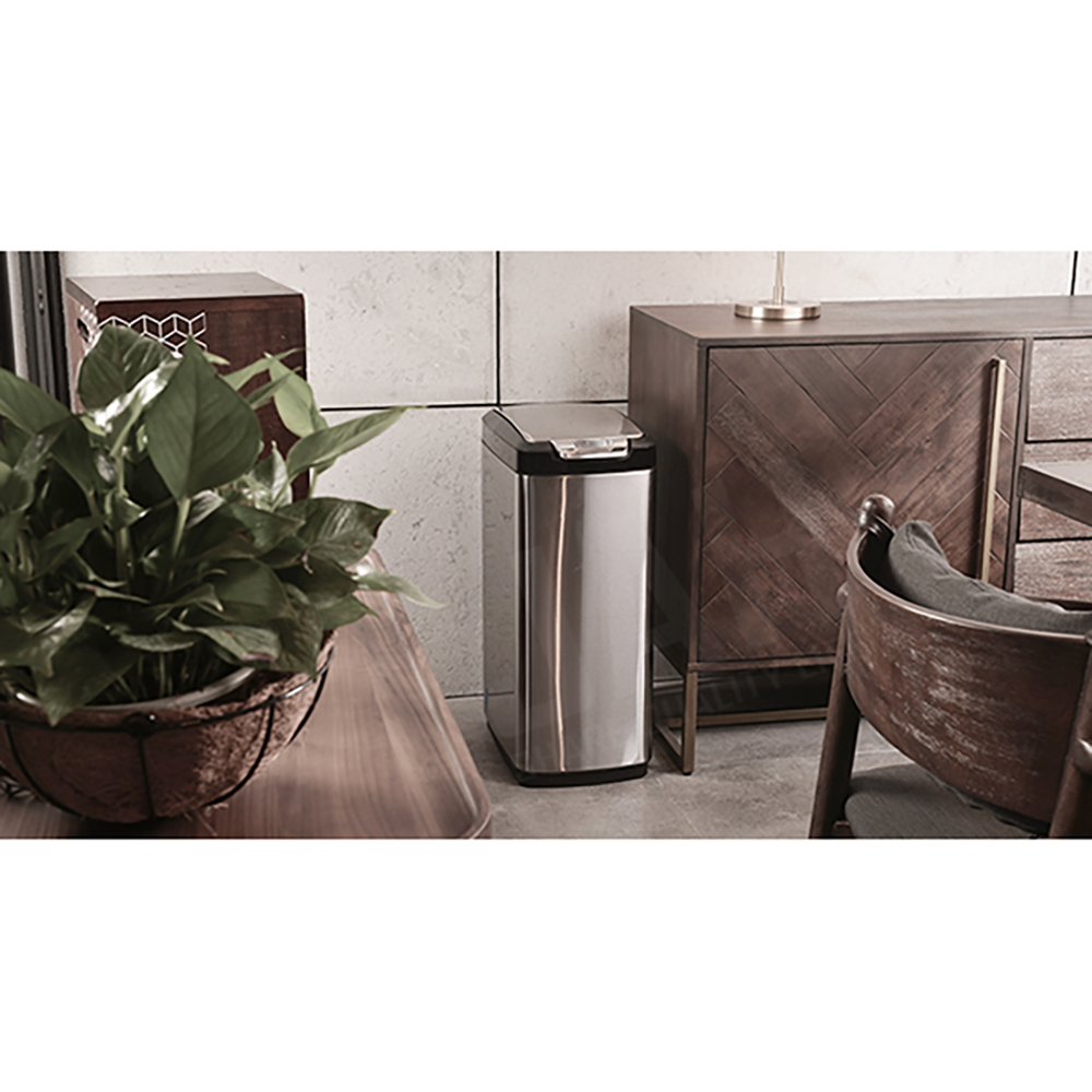 Ведро для мусора, прямоугольное, внутр ведро, Foodatlas JAH-7412, 30 л