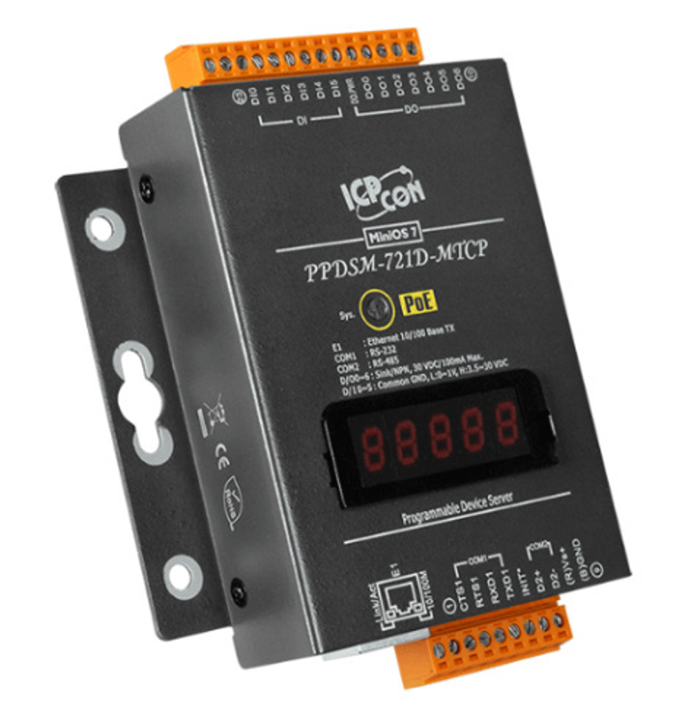 Преобразователь ICP DAS PPDSM-721D-MTCP CR