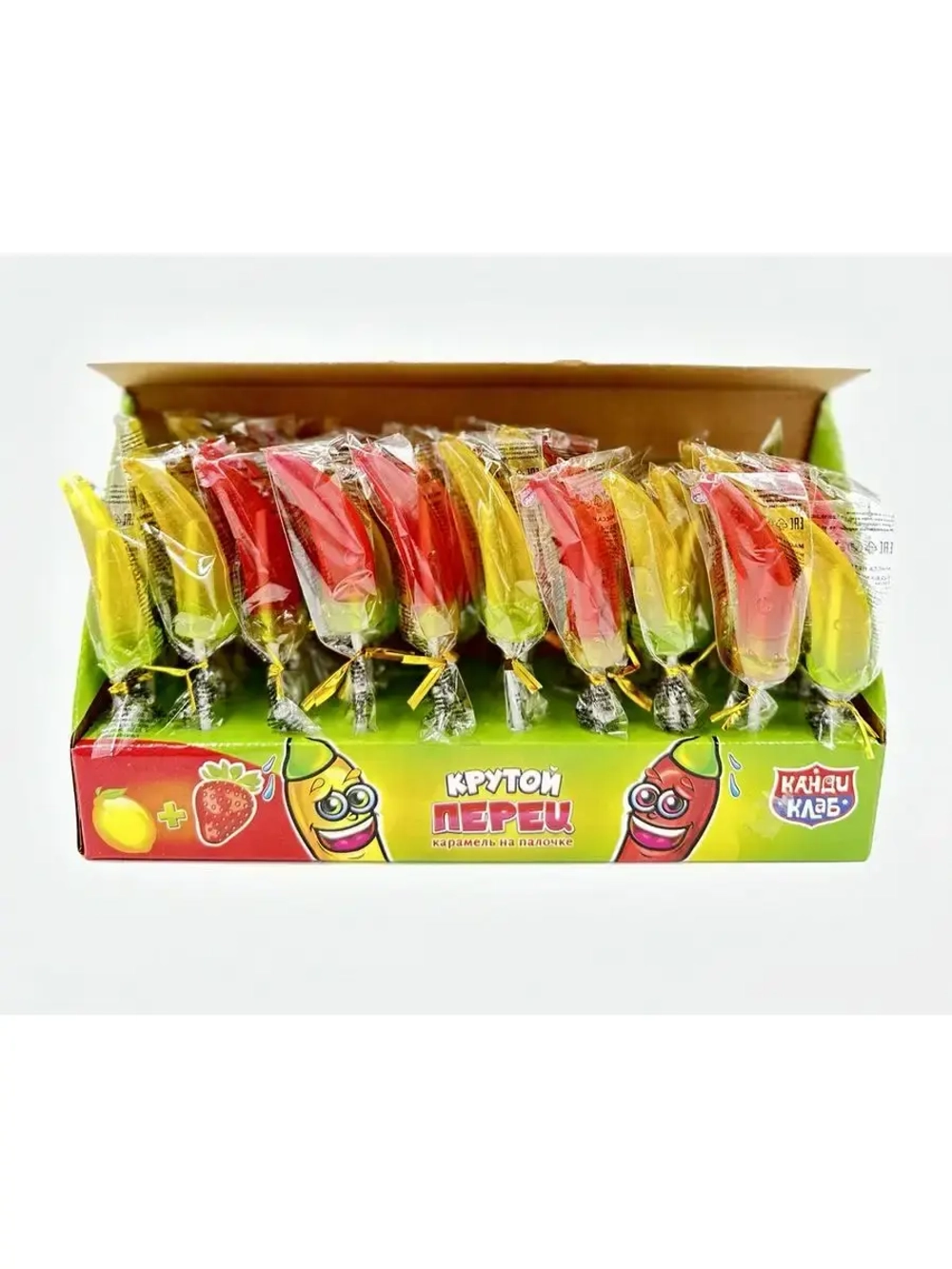 Карамель на палочке крутой перец
