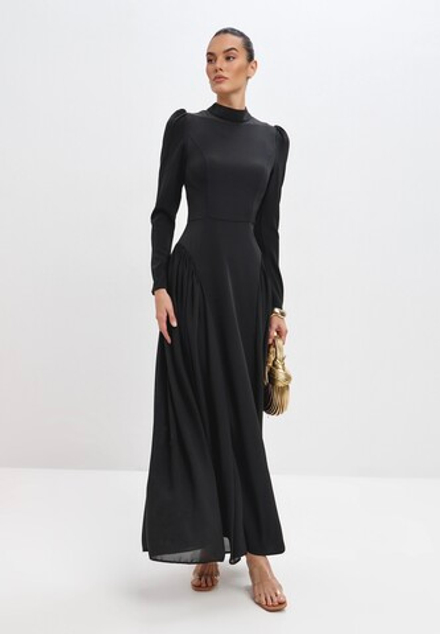 Платье макси с завязками