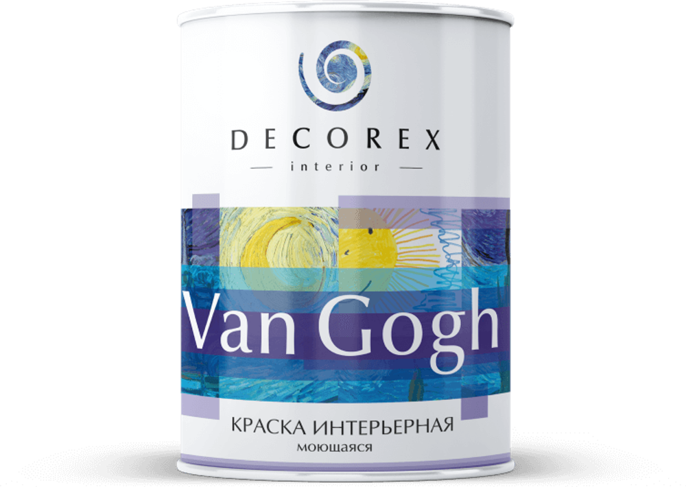 КРАСКА ИНТЕРЬЕРНАЯ DECOREX VAN GOGH МОЮЩАЯСЯ БАЗА А В 1КГ