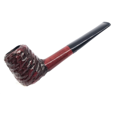 Трубка "Mr. Brog" №46 Leader красно-коричневый рустик (Охладитель, Груша)