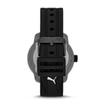 PUMA Wrist Watch Quartz Movement Rubber Band Strap 45mm Black Dial Men"s Watches P6018