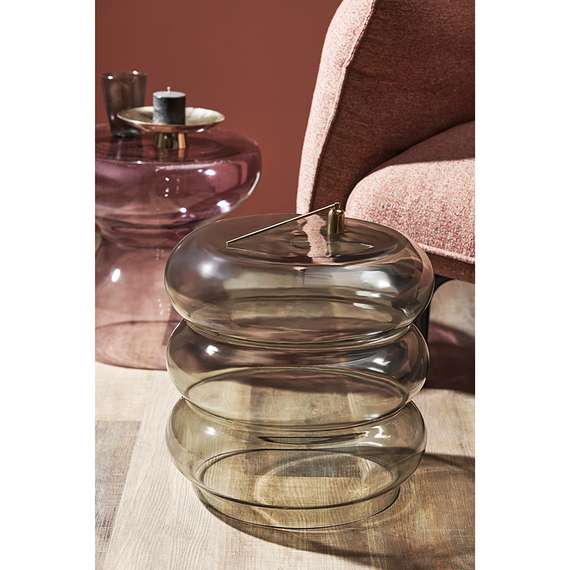 Столик приставной Vivlend, Ø38 см, серо-зеленый