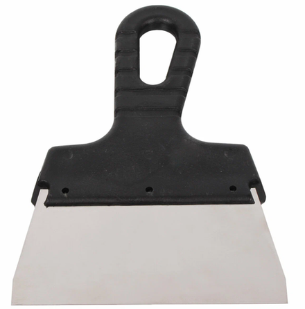 06515-1 Шпатель из нержавеющей стали  с пластиковой ручкой  150мм