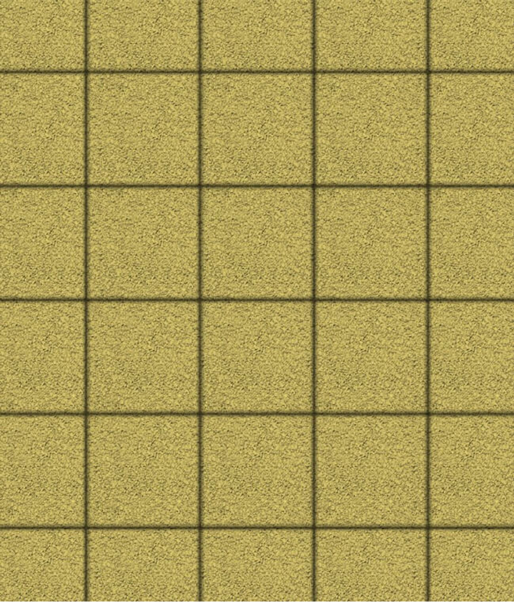 Гранитная тротуарная плитка КВАДРАТ - Б.2.К.6 Гранит Желтый