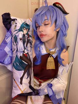 Мини дакимакура Техас из Arknights арт. M0781, 60х20 см