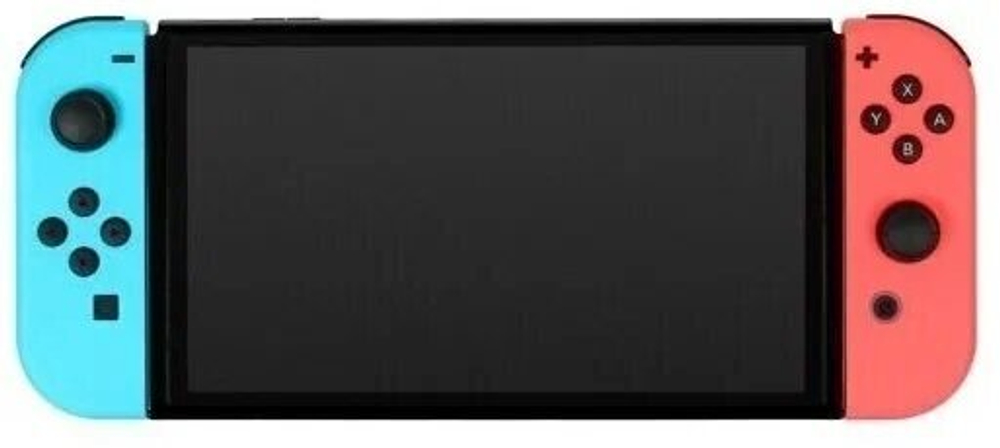 Игровая приставка Nintendo Switch OLED 64 ГБ, без игр, неоновый синий/неоновый красный