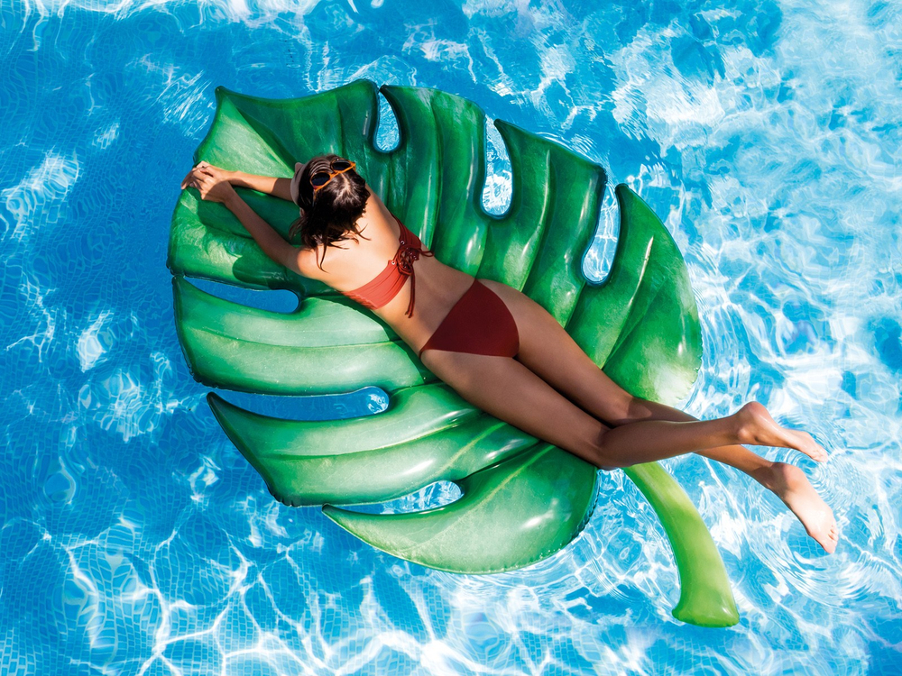 Надувной плот Пальмовый лист 213x142см.