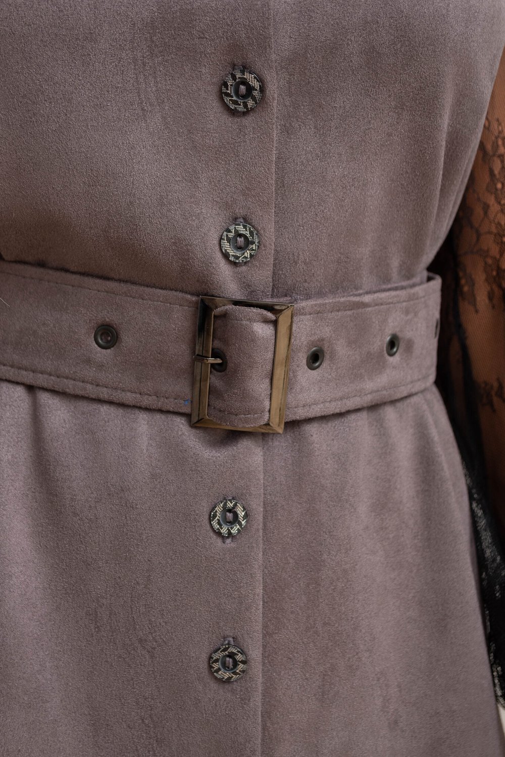 Сарафан какао из экозамши