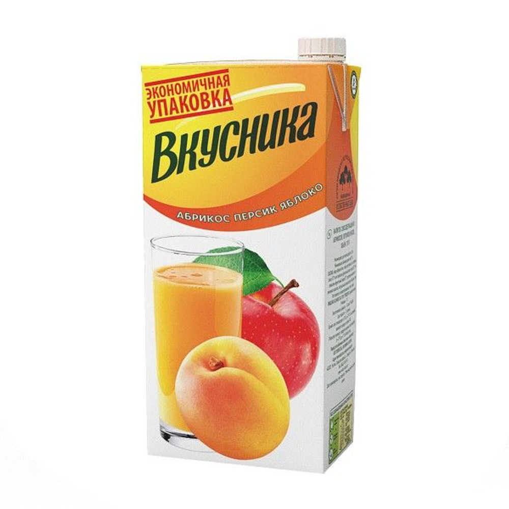 "Вкусника" Абрикос-Персик-Яблоко 1,93л