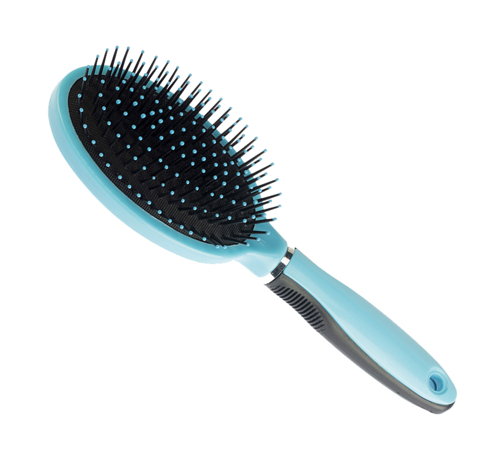 Щетка массажная овальная Голубая Лагуна, DEWAL Beauty