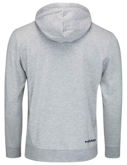 Мужская теннисная кофта Head Club Fynn Hoodie FZ M - серый