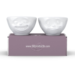 Набор чаш 2шт 100мл Tassen Laughing & Tasty белый