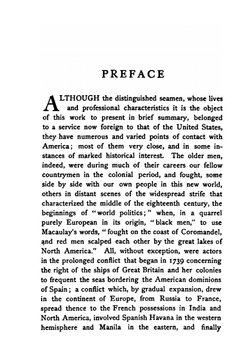 Types of naval officers. Drawn from the history of the British Navy | A. T. Mahan
