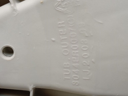 F1068SD кт11 Задний полубак стиральной машины LG 3044ER0007 б/у